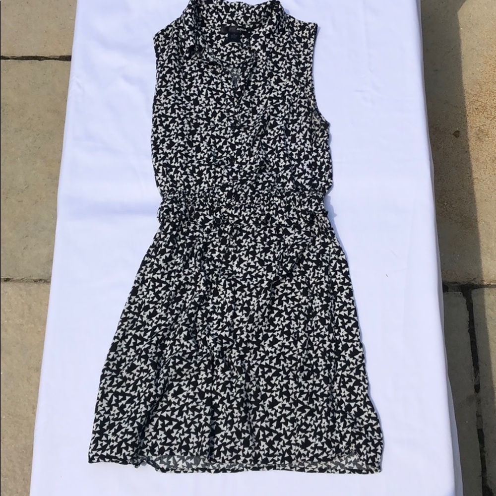 Aqua sleeveless sundress
